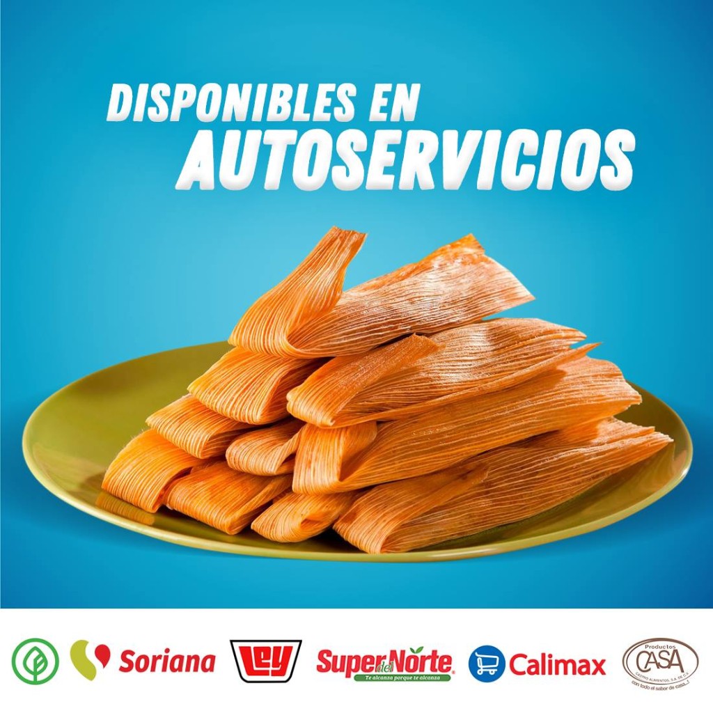 Tamales Castro Alimentos disponibles en autoservicios
